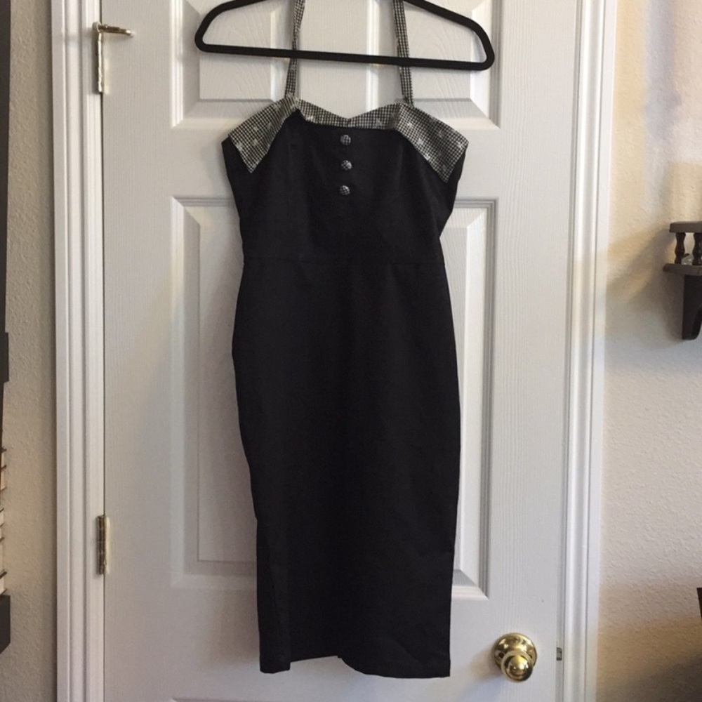 Rock steady pinup bodycon sundress